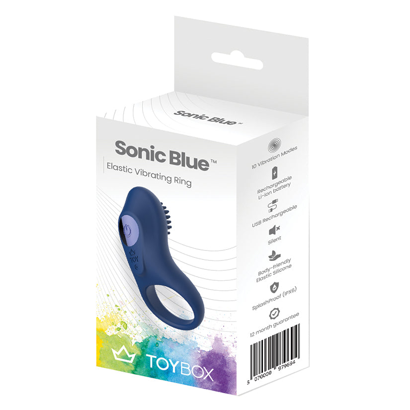 ToyBox Sonic Blue Vibrating Ring SBVR