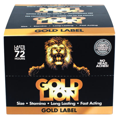 Gold Lion Liquid Shot  Display of 12