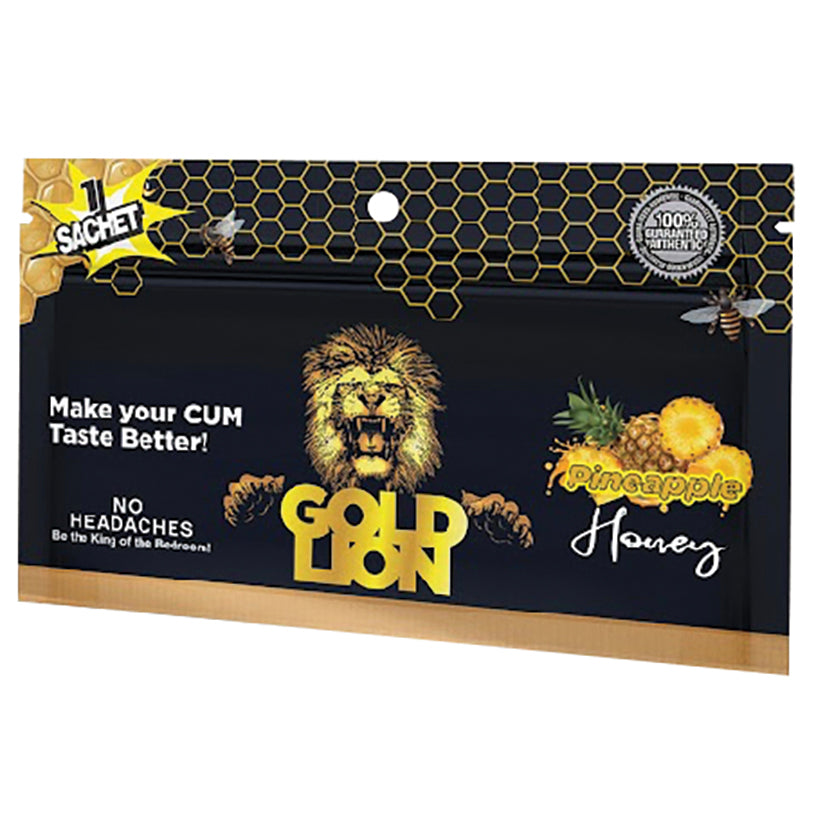 Gold Lion Pineapple Honey Single Pack GLYC1 EACHES