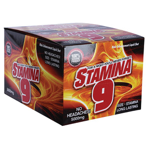 Stamina 9 Liquid Shot Display of 12 S9LIQ