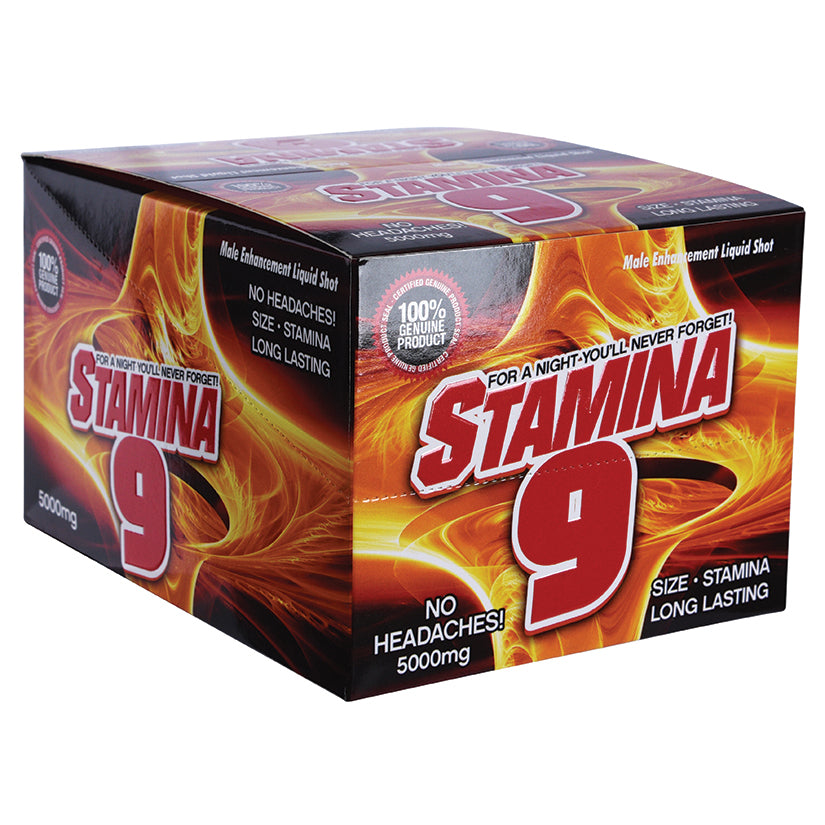 Stamina 9 Liquid Shot Display of 12 S9LIQ