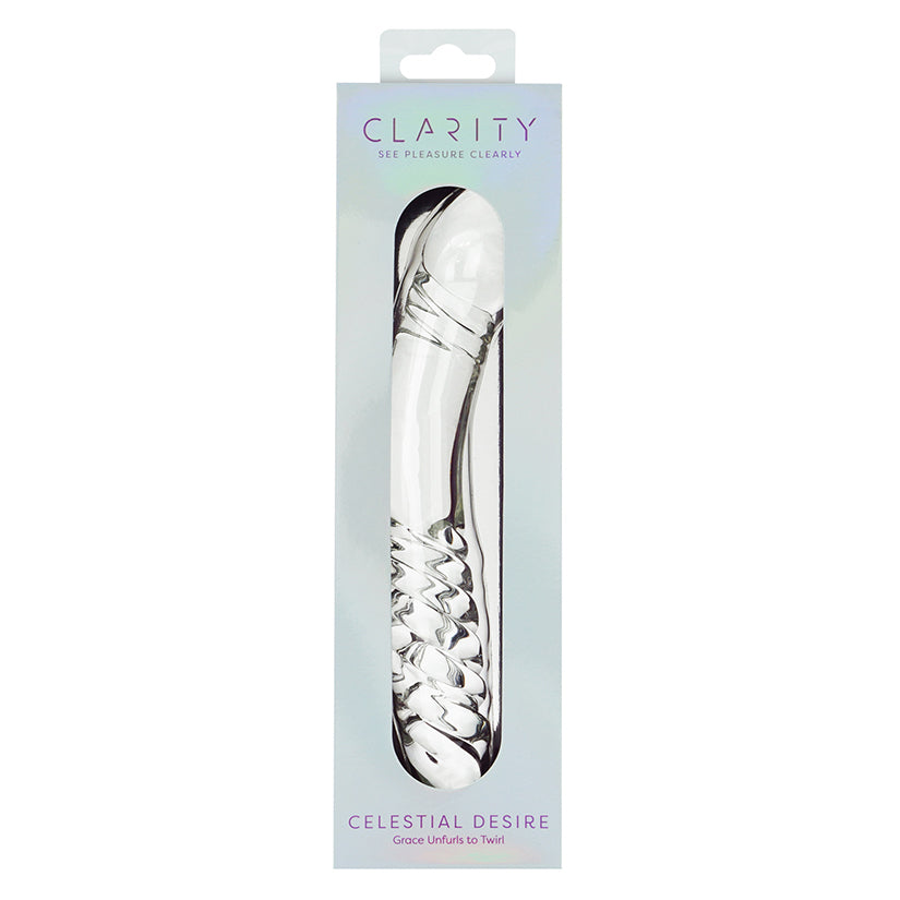 Clarity Glass Dildo Celestial Desire