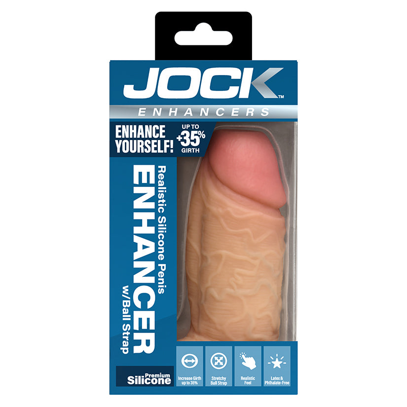 JOCK Enhancers Penis Enhancer with Ball Strap-Light