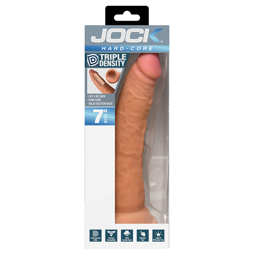JOCK Hard Core Triple Density Dildo-Medium 7"
