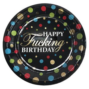 Happy F'ing Birthday Plates CP.1050