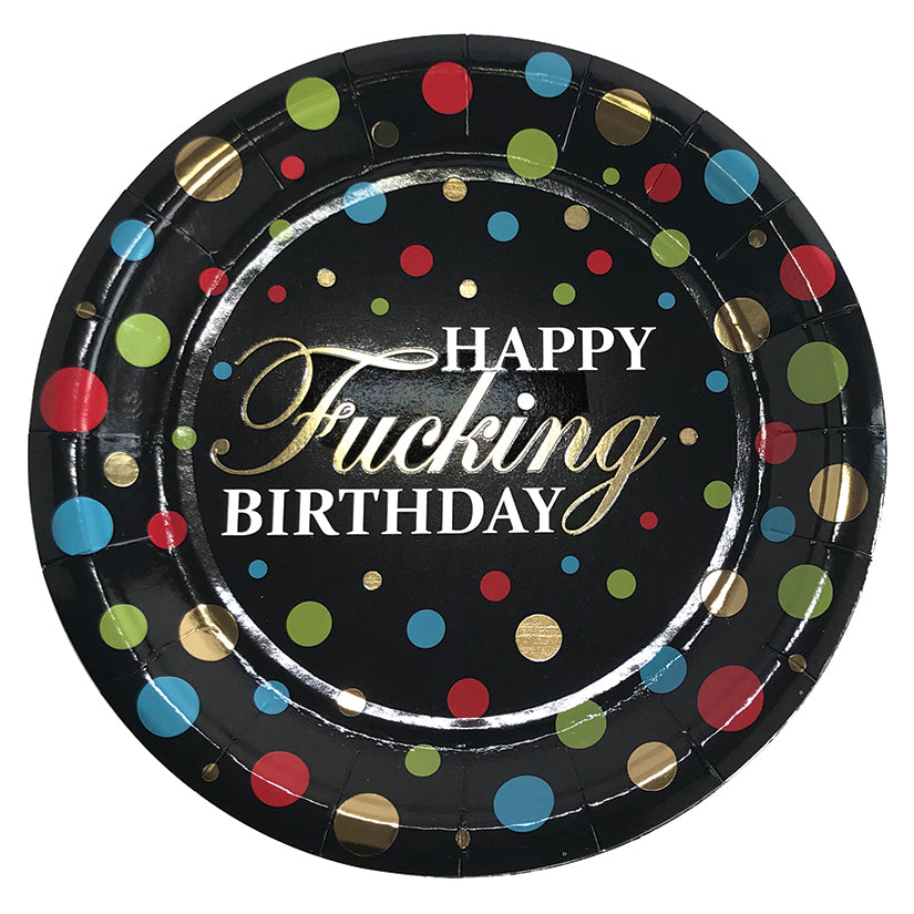 Happy F'ing Birthday Plates CP.1050
