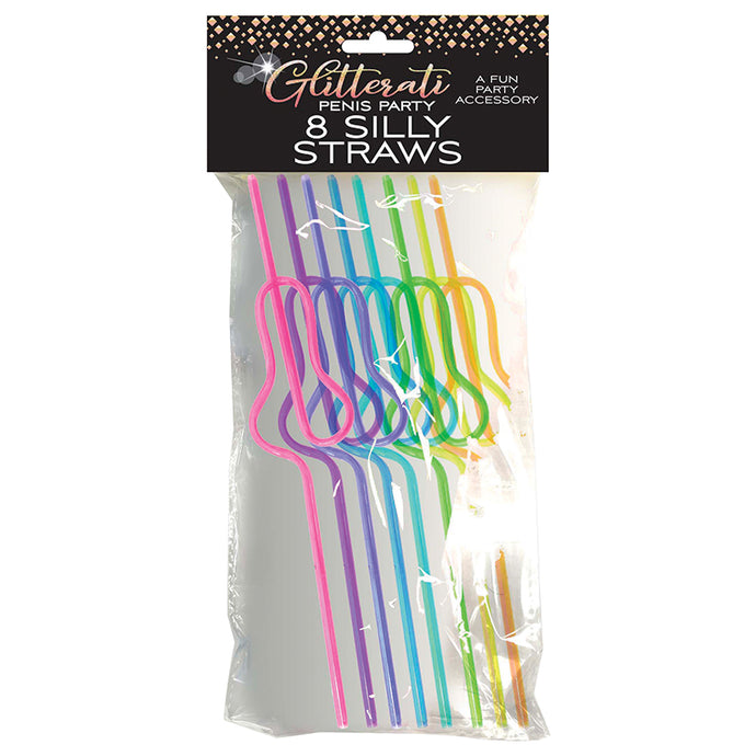 Glitterati Silly Penis Straws Pack of ... CP.1103