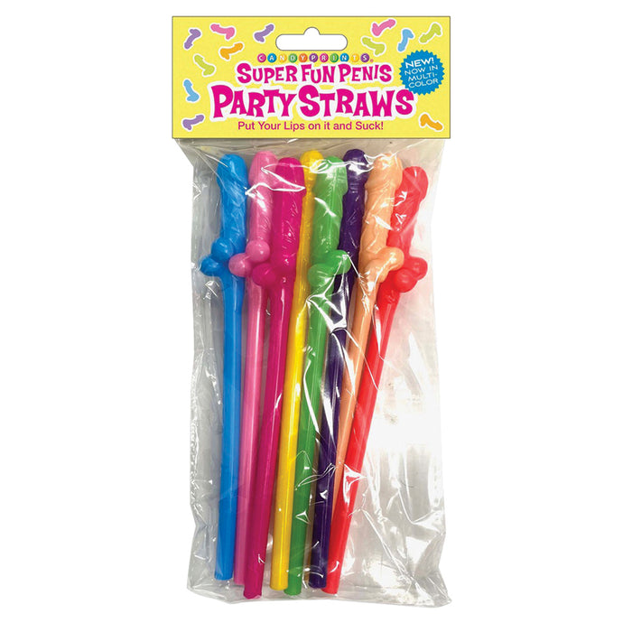 Super Fun Penis Straws Multicolor CP.1111