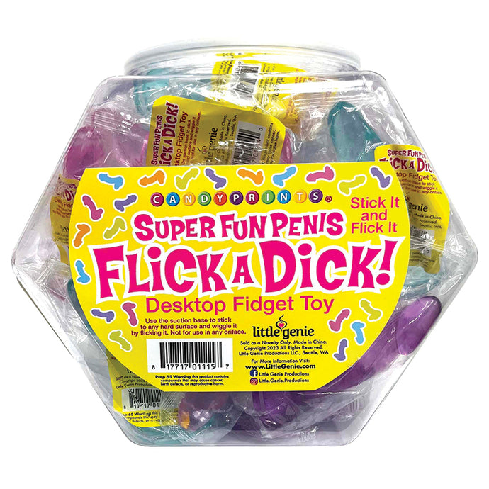 Flick A Dick Fidget Toy Fishbowl of 24 CP.1115