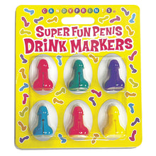 Load image into Gallery viewer, Super Fun Penis Silicone Drink Markers CP.1123