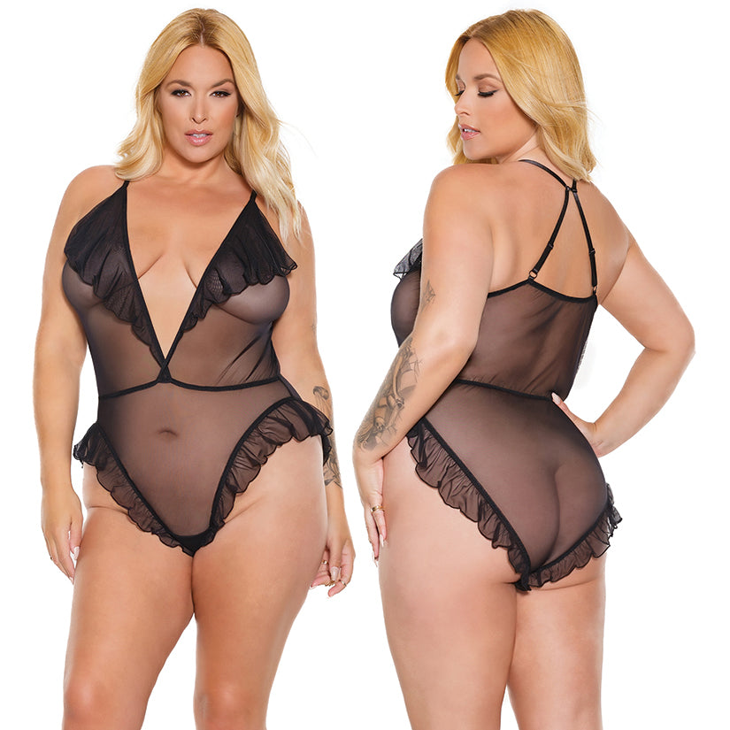 Coquette Teddy-Black O/S X-Hanging 23107