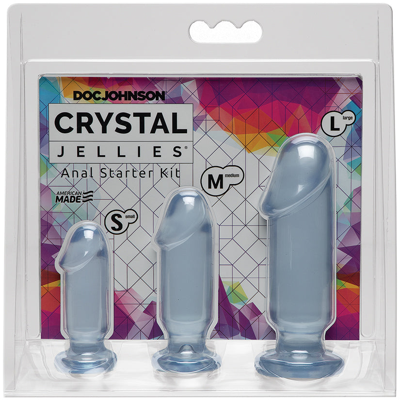 Crystal Jellies Anal Starter Kit-Grey 0283-21-CD