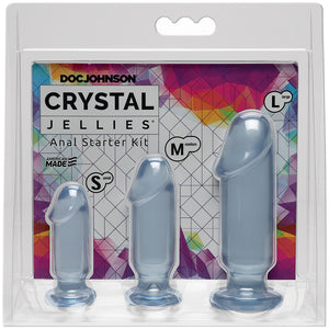 Crystal Jellies Anal Starter Kit-Grey LifestyleDistributing.com Crystal Jellies Anal Starter Kit-Grey LifestyleDistributing.com