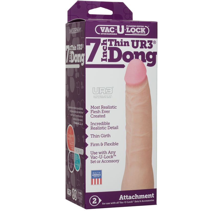 Vac-U-Lock-UR3 Thin Dong-White 7" 1015-40-BX