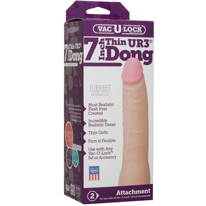 Vac-U-Lock-UR3 Thin Dong-White 7" 1015-40-BX