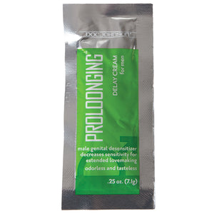 Proloonging Delay Cream Foil .25oz Bag... 1310-50-BU