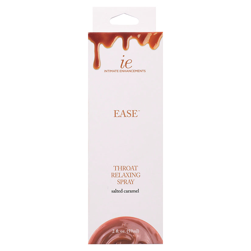 Intimate Enhancements Ease Throat Relaxing Spray-Salted Caramel 2oz