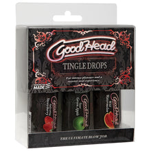 Load image into Gallery viewer, GoodHead Tingle Drops 3 Pack 1oz 1360-13-BX