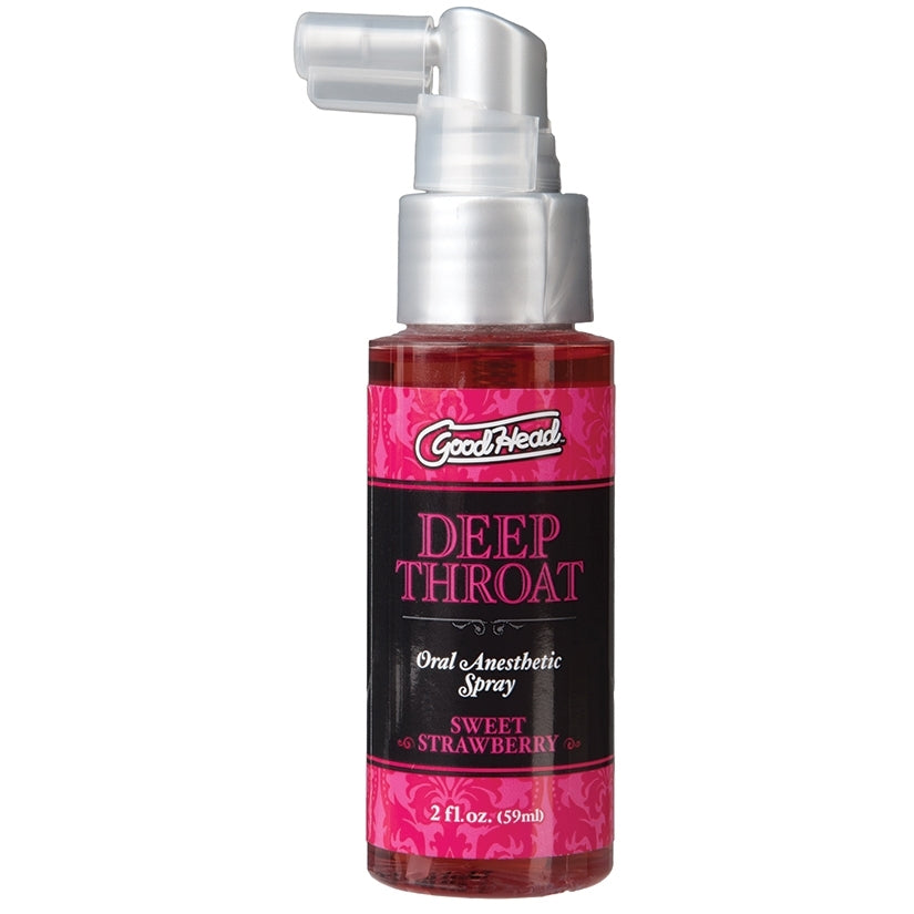 GoodHead Deep Throat Spray-Sweet Strawberry 2oz