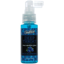 Load image into Gallery viewer, GoodHead Deep Throat Spray-Blue Raspberry