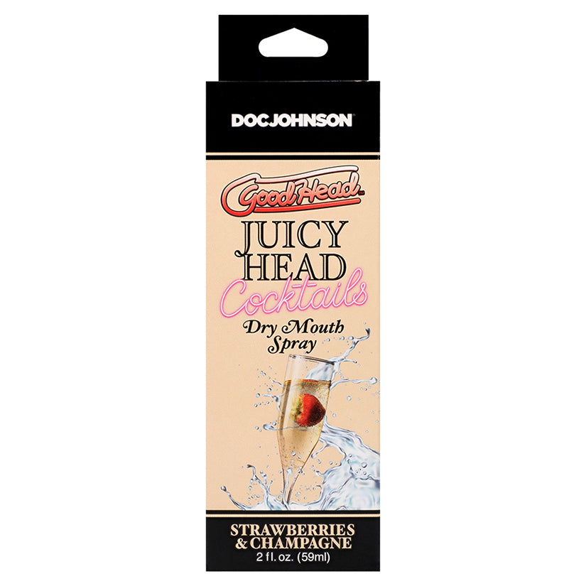 GoodHead Juicy Head Cocktails Dry Mouth Spray-Strawberries