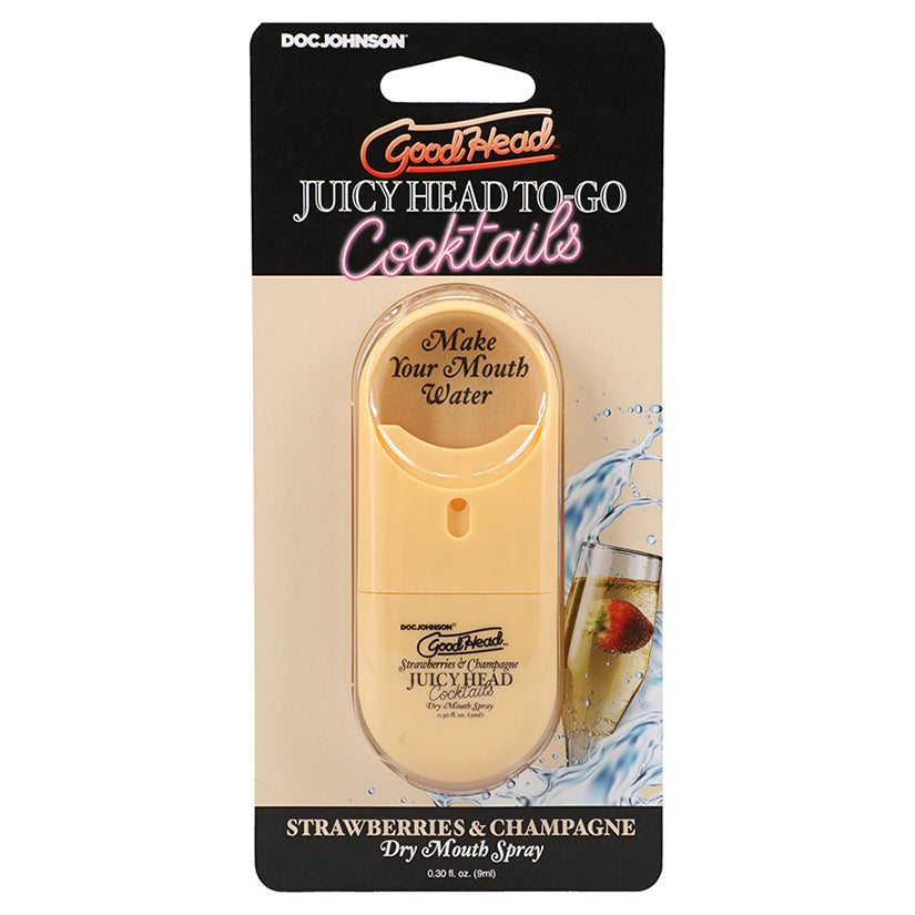 GoodHead Juicy Head Cocktails Dry Mouth Spray To-Go-Strawberries