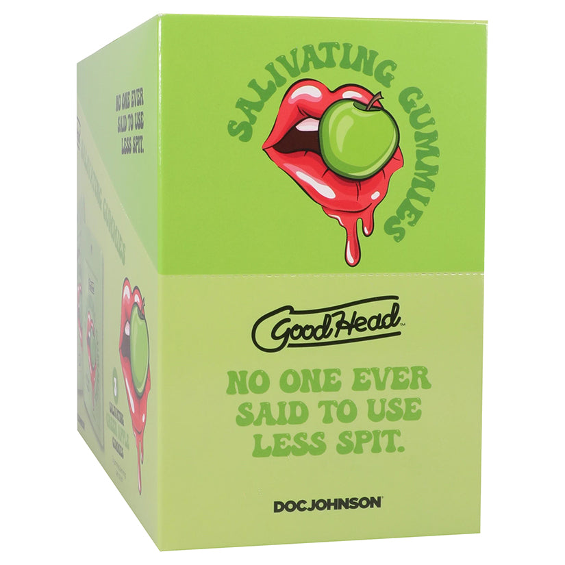 GoodHead Salivating Gummies-Green Apple Display of 24