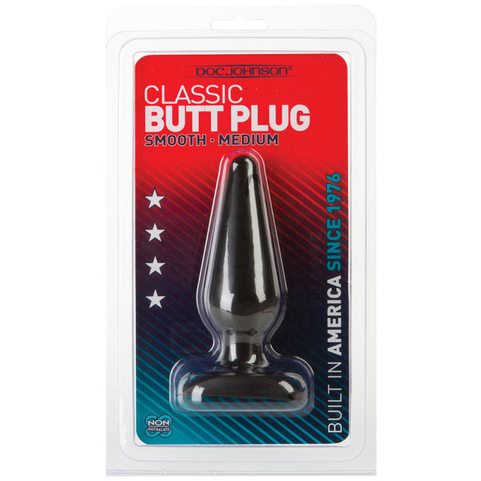 Classic Butt Plug Medium-Black 0244-05-CD
