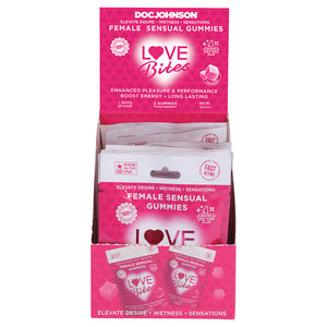 Love Bites Female Sensual Gummies 2pk ... 4550-25-BX