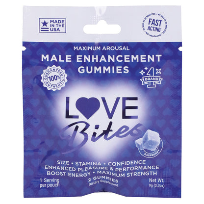 Love Bites Male Sensual Gummies 2pk Si... 4550-26 Eaches