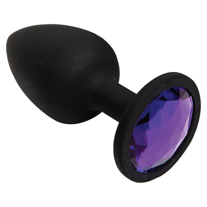 Booty Bling Silicone Plug Small-Purple