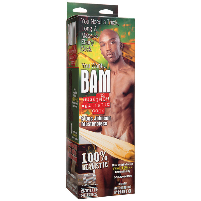 Bam Realistic Dong-Ebony 13