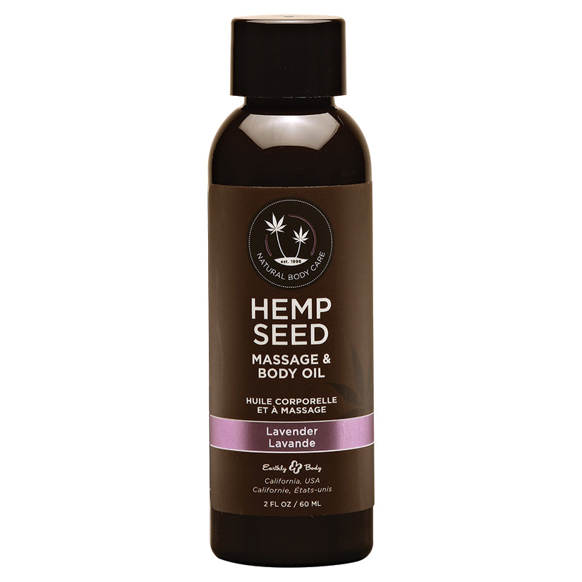 Earthly Body Hemp Seed Massage Oil-Lav... MAS217