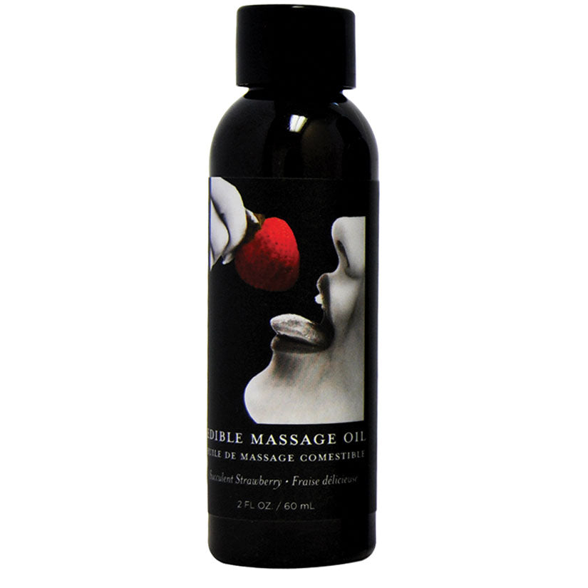 Earthly Body Edible Massage Oil-Strawb... MSE203