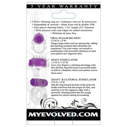 Evolved Ring True Unique Pleasure Rings