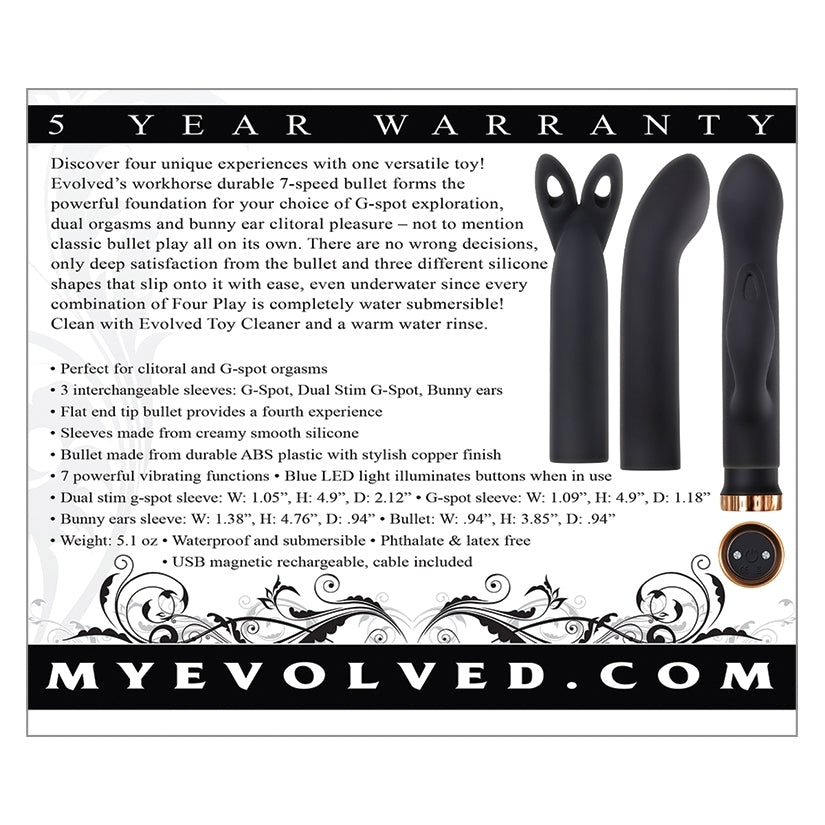 Evolved Four Play Black/Copper