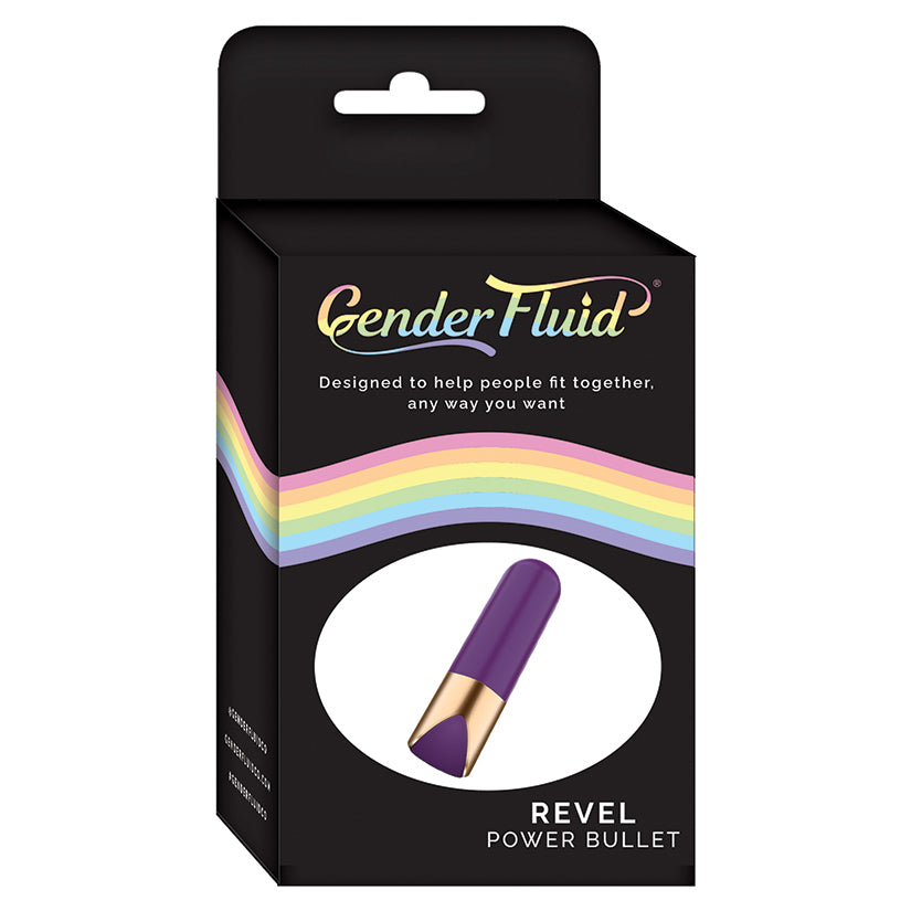 Gender Fluid Revel Power Bullet-Purple GF-4189