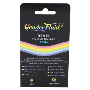 Gender Fluid Revel Power Bullet-Aqua