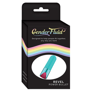 Gender Fluid Revel Power Bullet-Aqua GF-4196