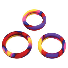 Load image into Gallery viewer, Gender Fluid Grip Me Tension Ring Set-Tie Dye