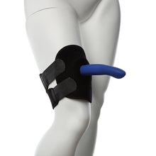 Load image into Gallery viewer, Gender Fluid Thigh Rider Strap On Harness-Black S-L