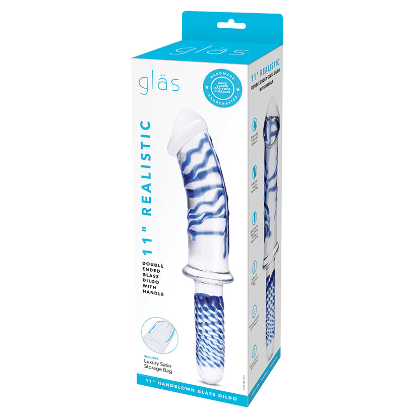 Glas Realistic Double Ended Glass Dild... GLAS-501
