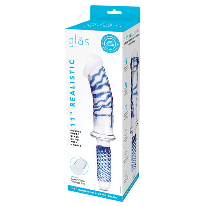 Glas Realistic Double Ended Glass Dild... GLAS-501