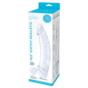 Glas Girthy Realistic Glass Double Don... LifestyleDistributing.com Glas Girthy Realistic Glass Double Don... LifestyleDistributing.com
