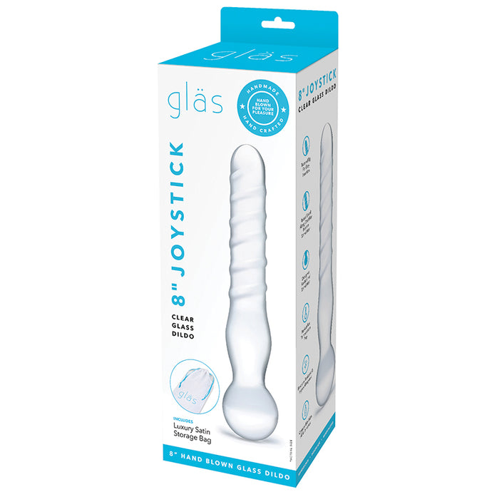 Glas Joystick Clear Glass Dildo-Clear ... GLAS-82