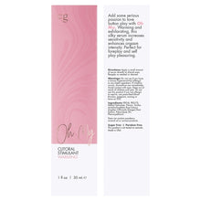 Load image into Gallery viewer, CG Oh My Clitoral Stimulant-Warming 1oz