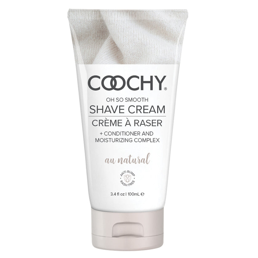 Coochy Shave Cream-Au Natural 3.4oz COO1001-03