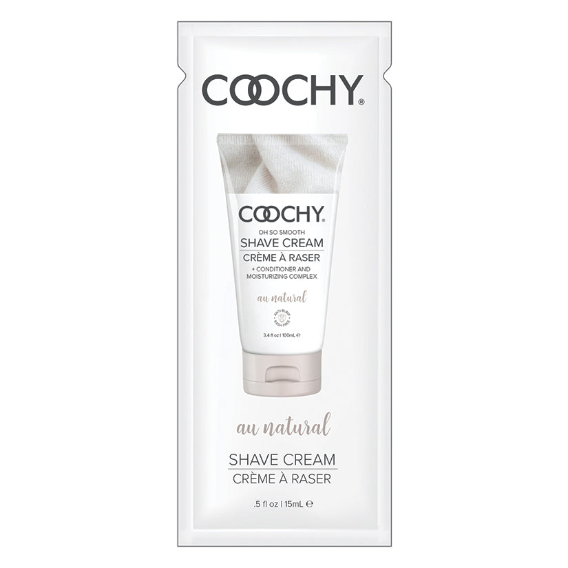 Coochy Shave Cream-Au Natural 15ml Foi... COO1001-05