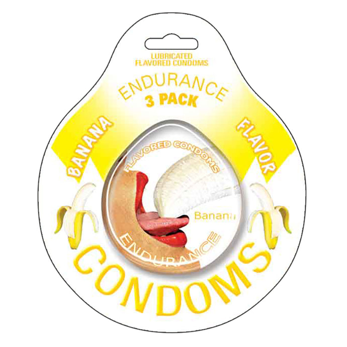 Endurance Condoms-Banana 3pk HP-2090