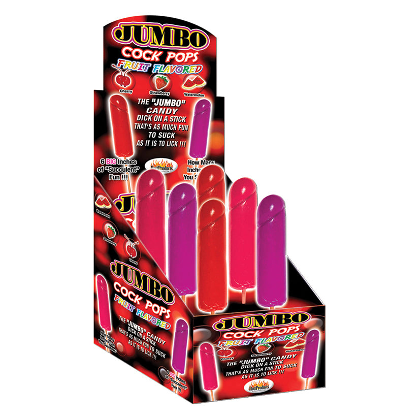 Jumbo Cock Pops Fruit Display of 6 HP-2354-D